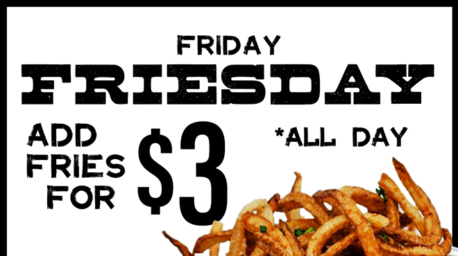 Friday Fries-Day at Gunslingers
