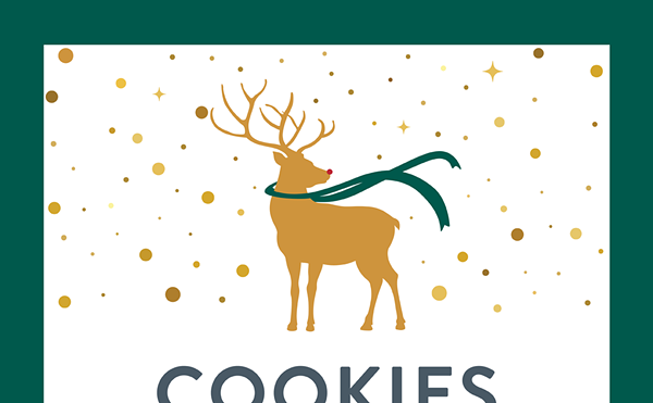 Frost Bank Cookies with Santa