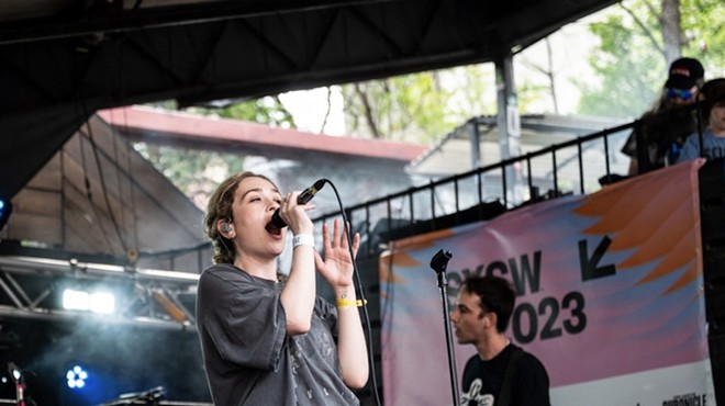 A singer preforms at SXSW in Austin last year.