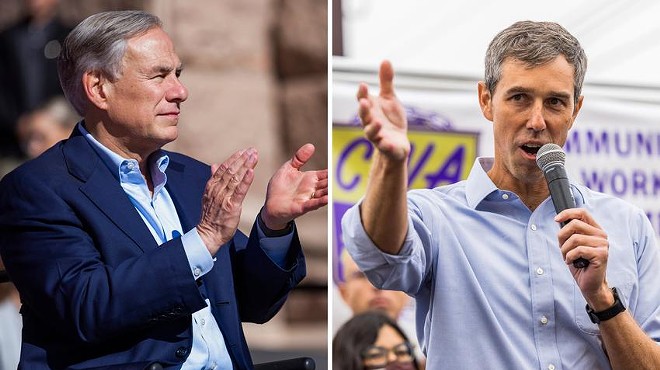 Republican Gov. Greg Abbott, left, is seeking a third term. He faces Democrat Beto O'Rourke, right, in November. A recent poll showed Abbott's lead shrank to 6 points.