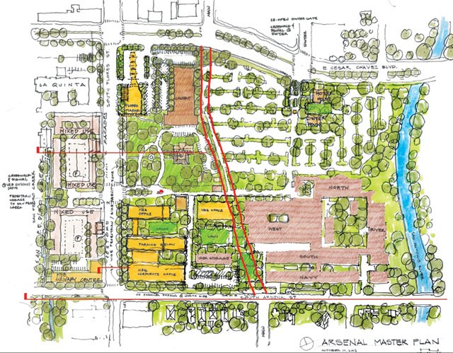 H-E-B’s current master plan for their Arsenal headquarters - COURTESY PHOTO