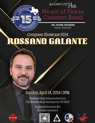 Heart of Texas Concert Band- Composer Showcase- Rossano Galante