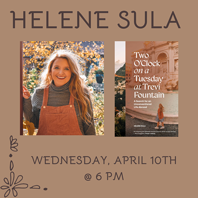 Helene Sula Author Of Two O'Clock on a Tuesday at Trevi Fountain