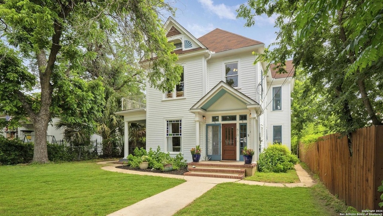 Historic San Antonio home for sale features a hidden sink and an artist studio