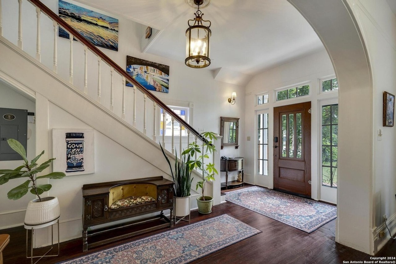 Historic San Antonio home for sale features a hidden sink and an artist studio