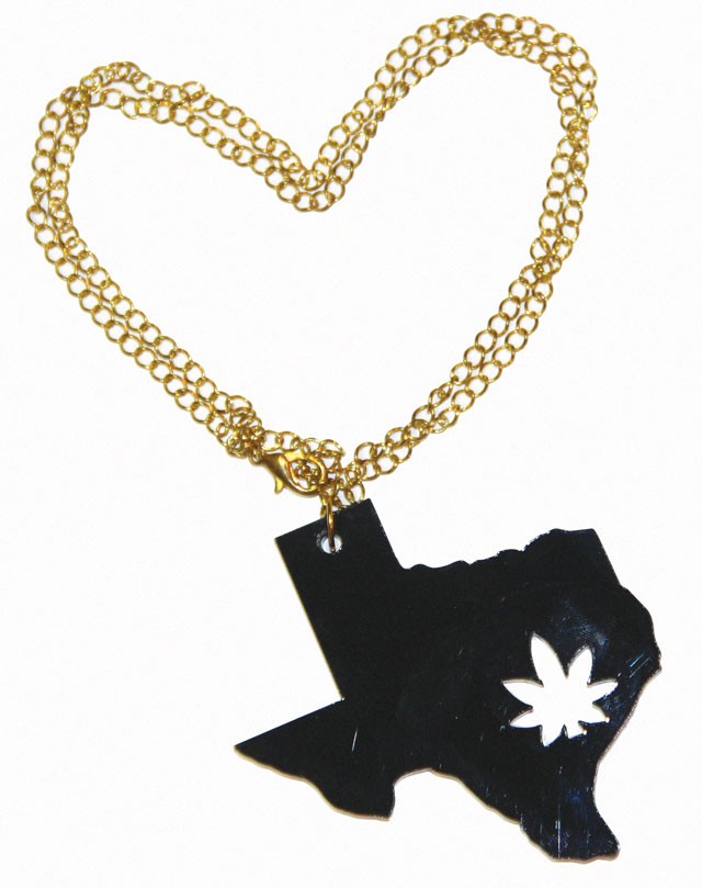 “Homegrown” necklace ($20) by Devyn Gonzales for Chronically Cute, chronicallycute.com