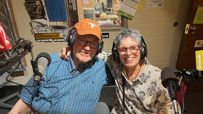 Scholars Bill and Bobbie Malone record their weekly radio show, which showcases classic country tunes chosen to reflect a set theme.