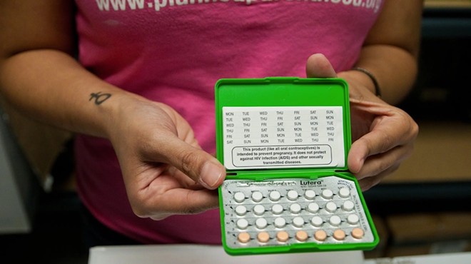 Various birth control pills available at a Planned Parenthood in Austin.