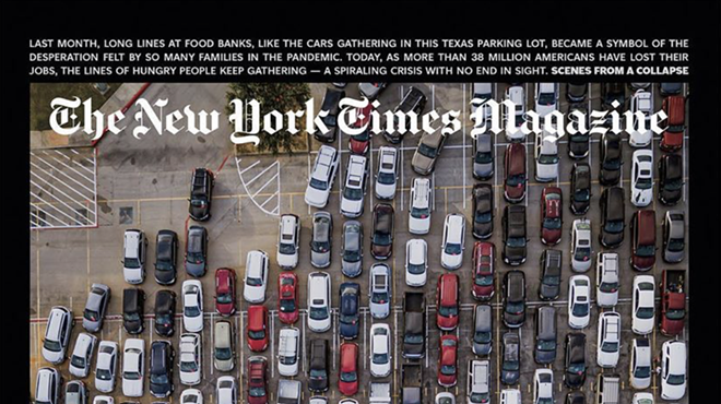 Image of San Antonio Food Bank Distribution Lines Makes Cover of New York Times Magazine (2)