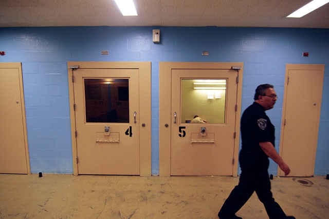 Inside the Bexar County Jail. - MICHAEL BARAJAS