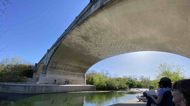 Echo Bridge concerts take place under the Roosevelt Avenue bridge and take advantage of the structure's acoustics.