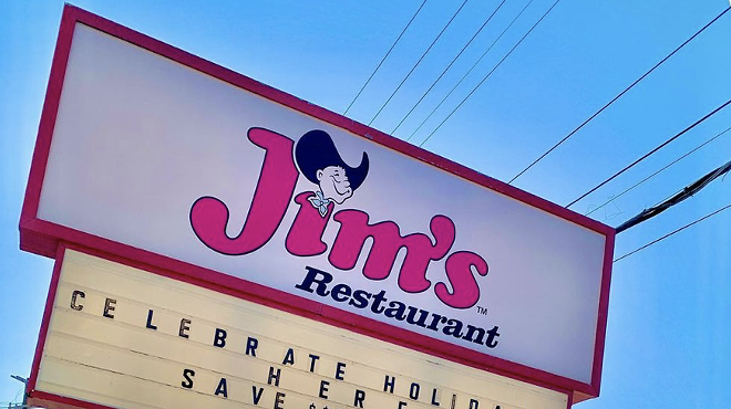The Jim's location at 410 and Blanco closed its doors for good Tuesday.