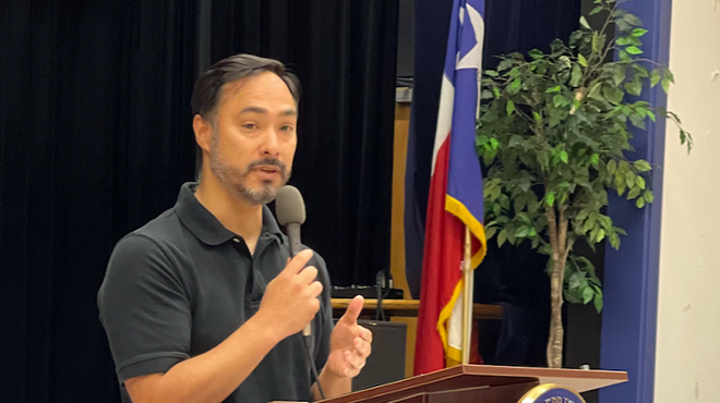 U.S. Rep. Joaquin Castro speaks during an appearance in San Antonio in 2022.