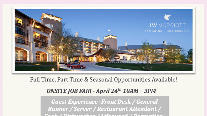 JW Marriott San Antonio Hill Country Resort & Spa Job Fair