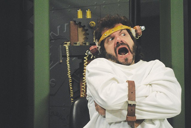 Ken Frazier gets bull goose loony in the Vex’s production of 'One Flew Over the Cuckoo’s Nest' - COURTESY PHOTO