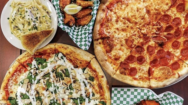 Sofia’s Pizzeria is known for its New York-style brick oven pies, wings and pasta.