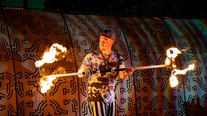 Artists and performers showcase works in a variety of disciplines at Luminaria each year.