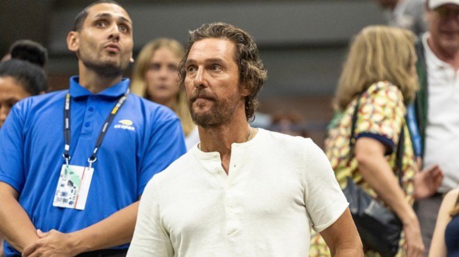 Matthew McConaughey attends the US Open Championships at Billie Jean King Tennis Center in New York last fall.