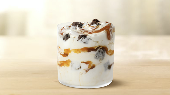 McDonald's has announced a new, limited-time Caramel Brownie McFlurry.