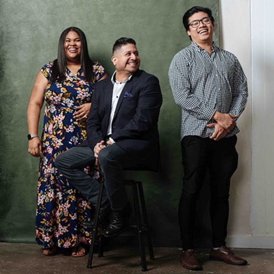 We challenged Cara Pitts (L), Derik Cortez and Teddy Liang (R) to step out from behind the scenes for this year's Flavor.