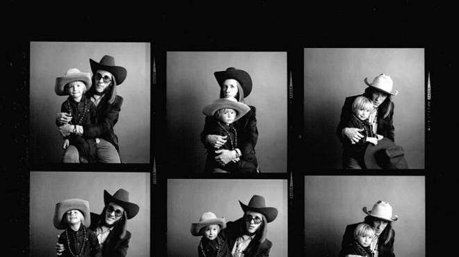 Doug Sahm and son Shawn in a 1968 cover shoot for Rolling Stone.