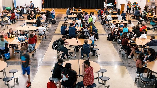 Between Aug. 16 and Aug. 22, there were 14,033 positive COVID-19 cases reported among students across the state. Credit: Jordan Vonderhaar for The Texas Tribune
