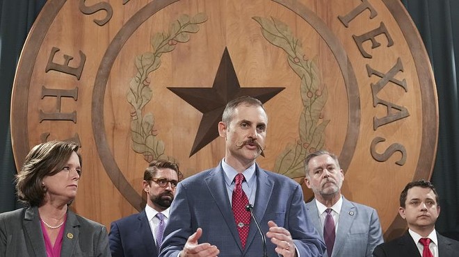 House impeachment managers, led by state Rep. Andrew Murr, R-Junction, answer questions at a Capitol news conference on May 29.
