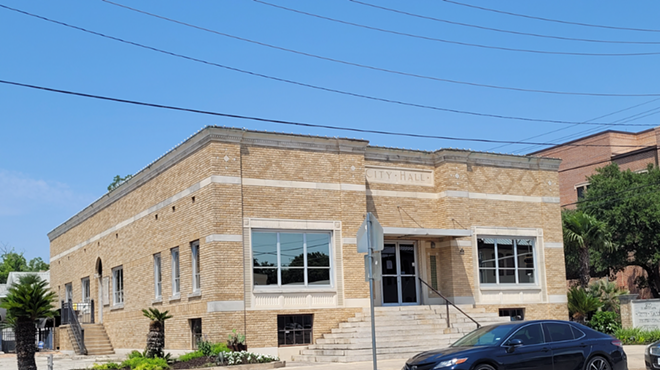 The former city government building sits in the heart of New Braunfels at 200 N Seguin Ave.