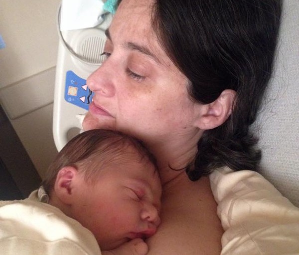 Nicole Dimetman DeLeon and Cleo DeLeon, two plaintiffs in the Texas same-sex marriage case that is awaiting a ruling from a federal appeals court, welcomed their second child today. - Courtesy