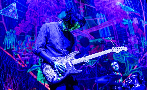 Pop Pistol, who donned UV reactive body paint for a 2021 performance at Luminaria, will headline the city's Make Music Day San Antonio showcase.