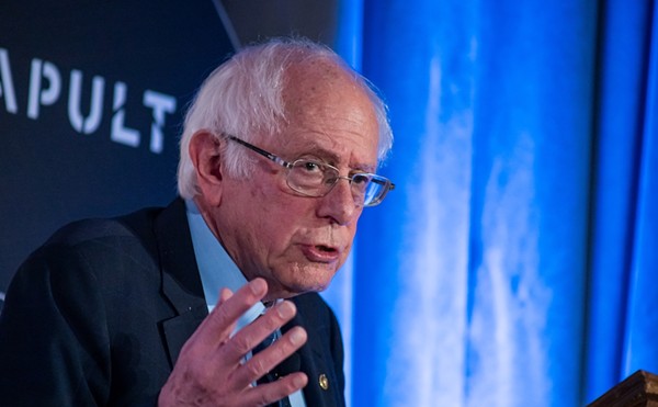 U.S. Sen. Bernie Sanders speaks during an event in Dublin, Ireland.