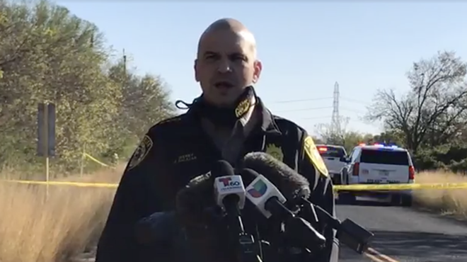 Sheriff Javier Salazar gives an update on the discovery of human remains in Southeast Bexar County.