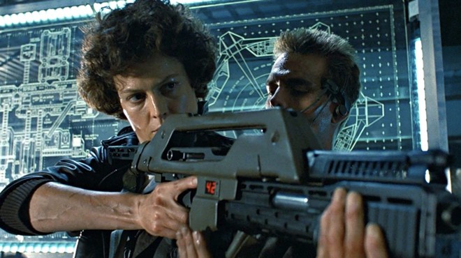 Lt. Ellen Ripley faces off against the xenomorphs again in James Cameron's Aliens.