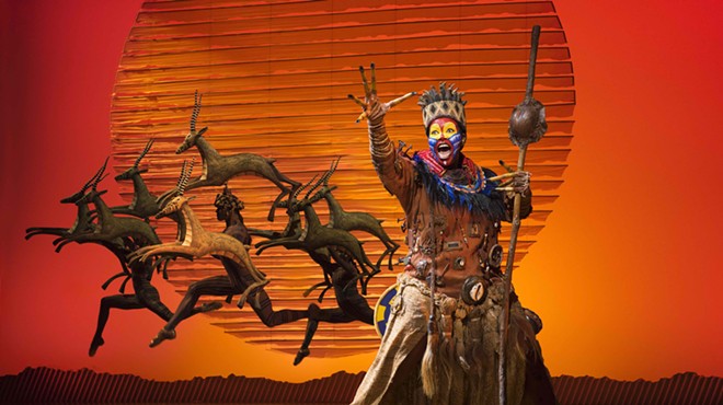 Disney hit The Lion King graces the stage of San Antonio's Majestic Theatre starting this week