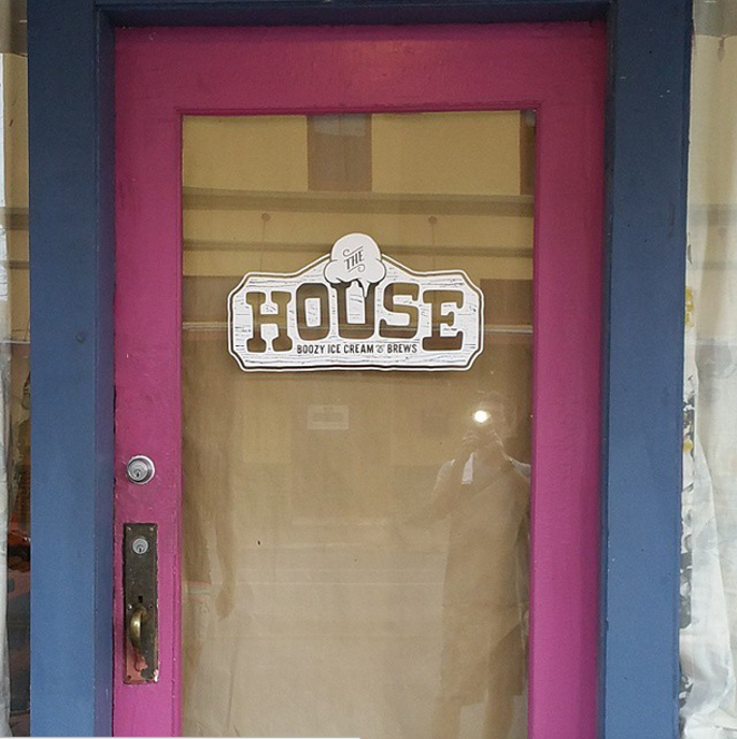 There's boozy ice cream behind this door. - @TheHouseSA/Instagram
