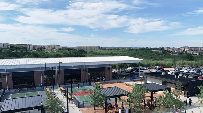 Also located on San Antonio's Northside, Chicken N' Pickle is one of several locations where residents can play pickleball.