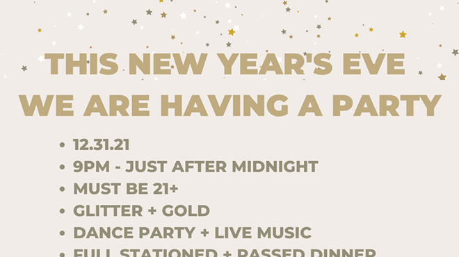 New Years Eve Glitter and Gold Dance Party, 21+