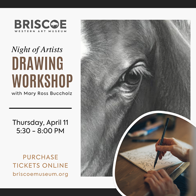 Night of Artist Drawing with Mary Ross Buchholz