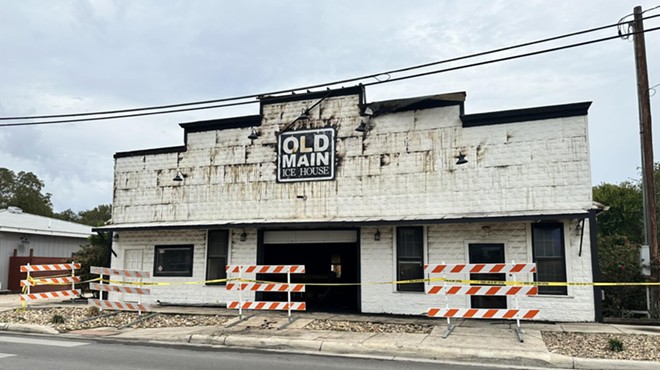 In a post to social media, Old Main Ice House officials told fans that scheduled music acts will take place at The Hidden Grove until Old Main can be repaired.