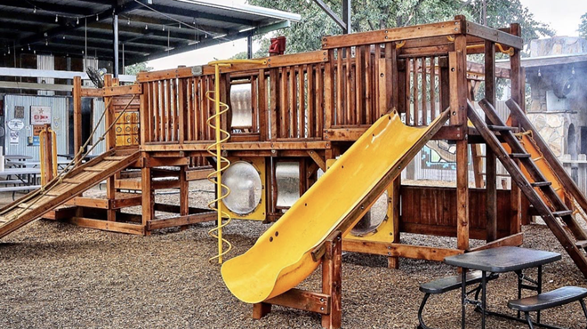 The Cove has reinstalled its play structure, which was removed due to the pandemic.