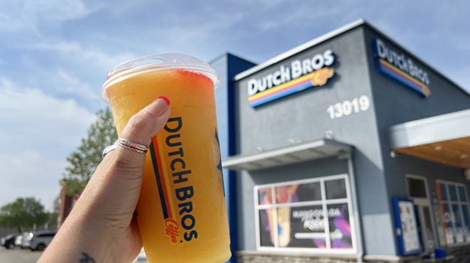 Dutch Bros Coffee's new Mangonada Rebel is offered in either frozen or iced form.