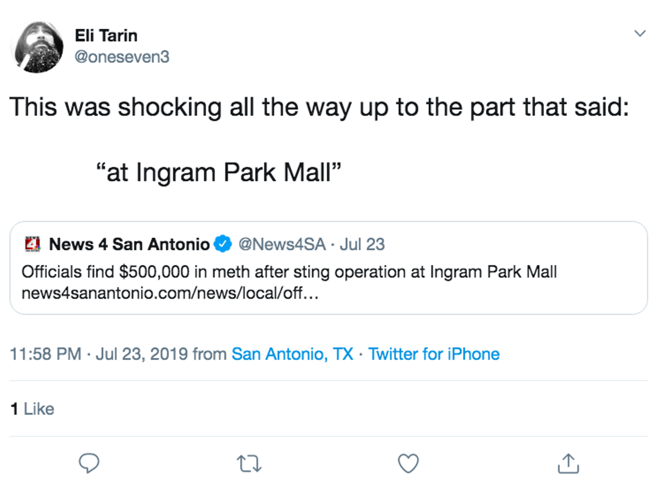 Painfully accurate, but hilarious tweets about Ingram Park Mall