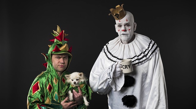 The costumed trio's show builds on the success of Piff's long-running residency at Vegas' Flamingo Hotel & Casino and Puddle's notoriety gained from a massive YouTube following and successful national tour.