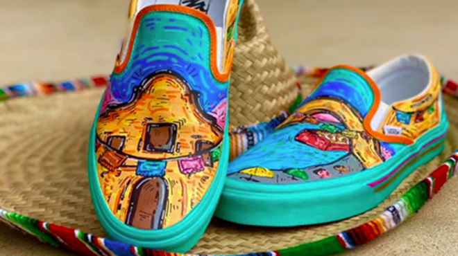 High school student Roger Zamarripa Jr. entered Vans' Custom Culture competition with a puro SA design.