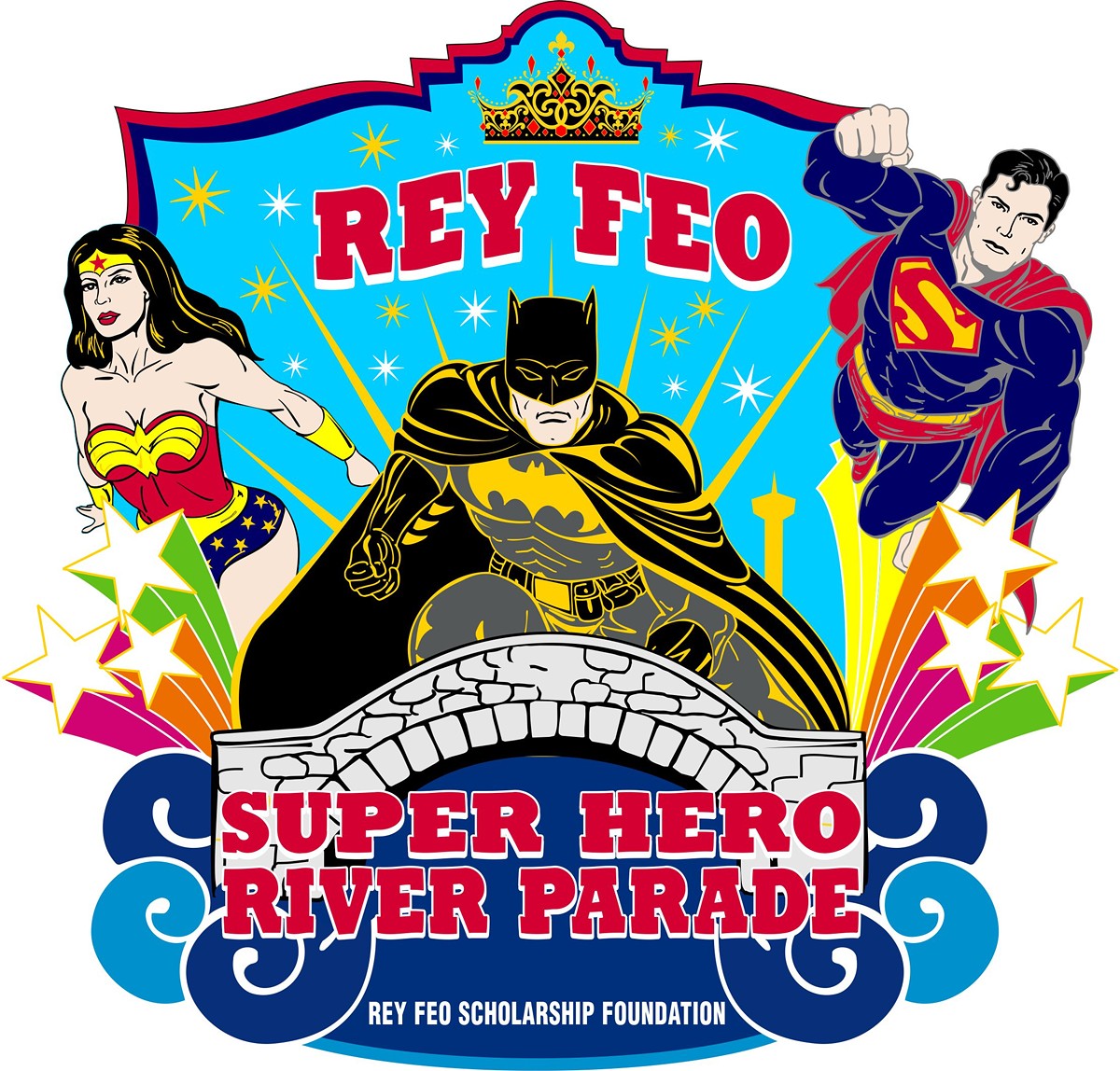 Rey Feo Super Hero River Parade