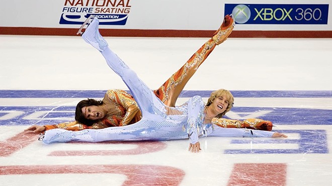 Blades of Glory stars Will Ferrell and Jon Heder.