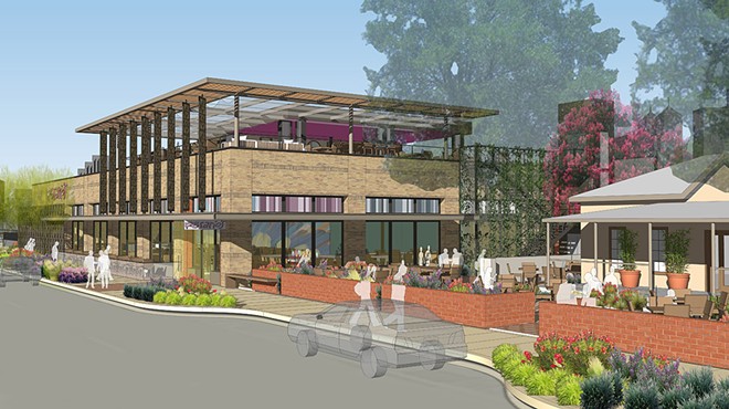 Rendering of the new Rosario’s at 722 S. St. Mary’s St.