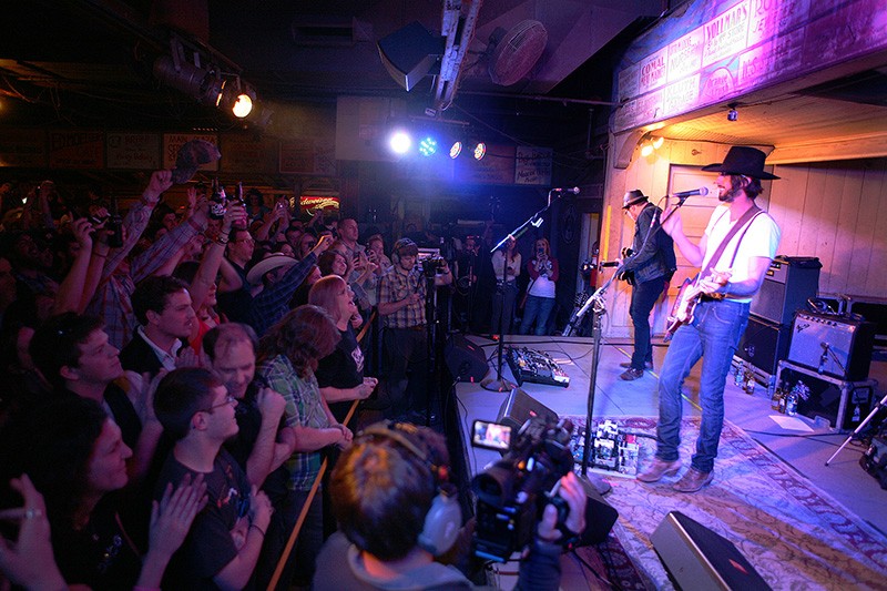 Ryan Bingham has had his turn on the nondescript but famous Gruene Hall stage. - KEVIN GIEL