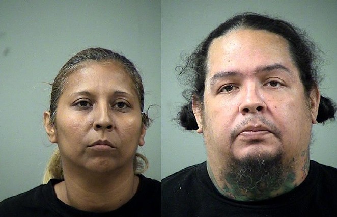 Belinda Garza and Richard Castillo are accused of lacing candy with drugs. The Bexar County Sheriff and San Antonio Police Departments arrested the duo on Halloween. - Bexar County Sheriff's Office