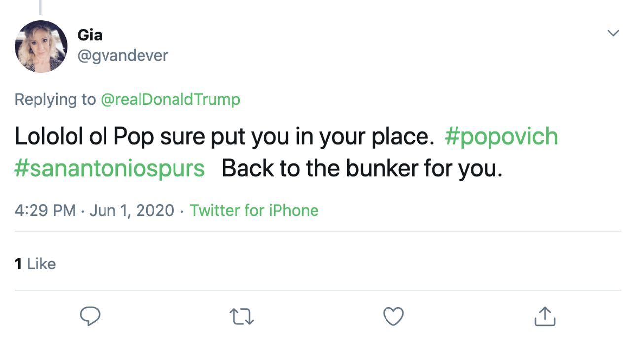 SA Spurs Coach Popovich Rips Trump a New One and Twitter Is Here For It